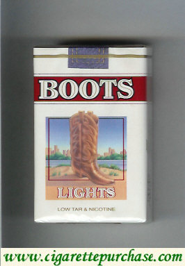 Boots Lights cigarettes soft box USA Mexico